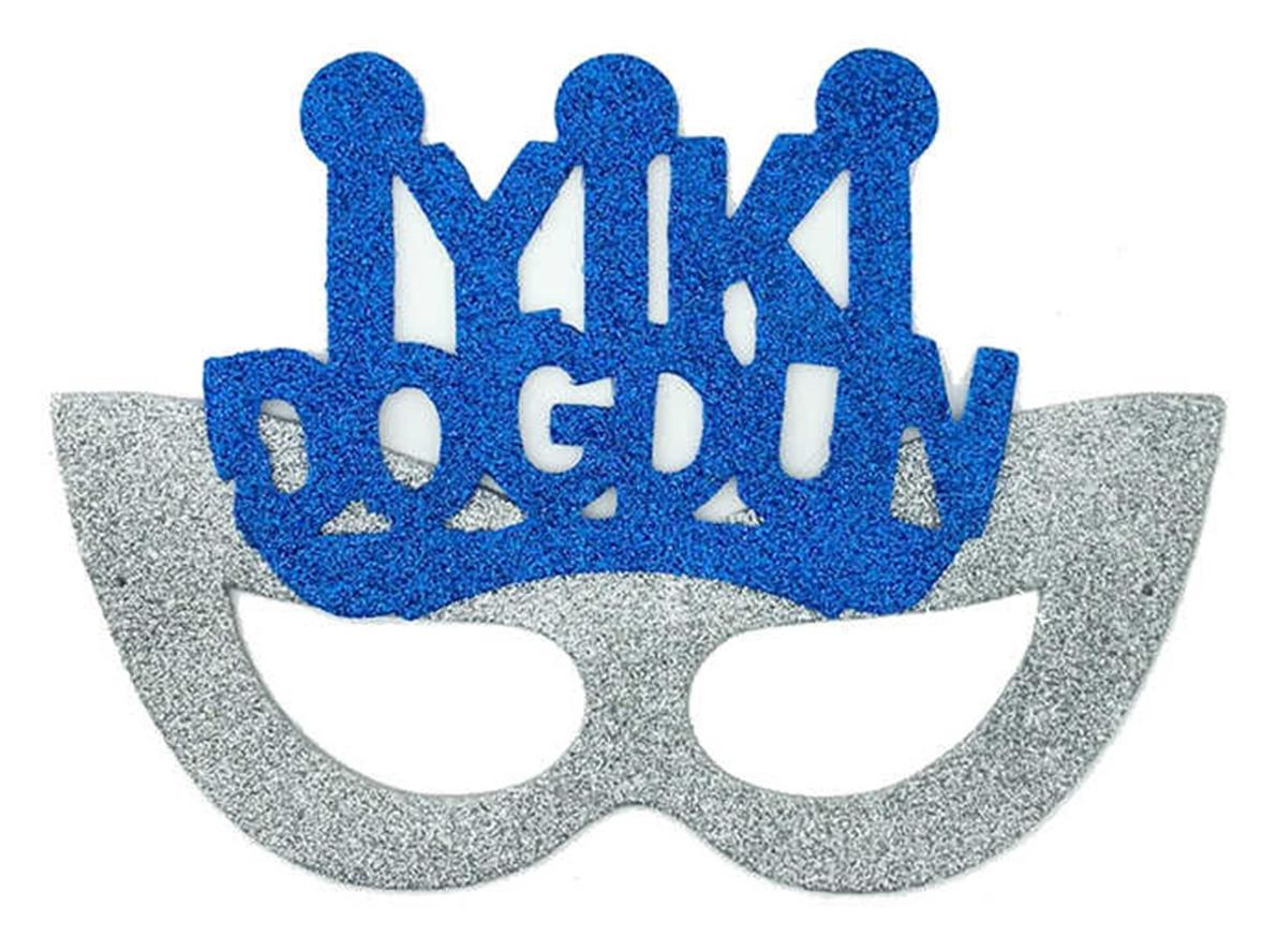 Simli Eva İyiki Doğdun Gözlük Mavi