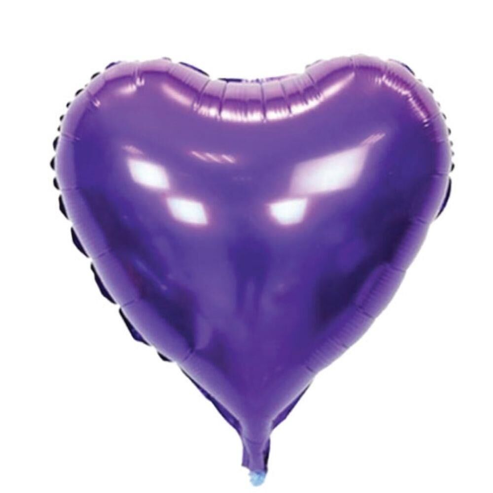 18'' KALP MOR FOLYO BALON