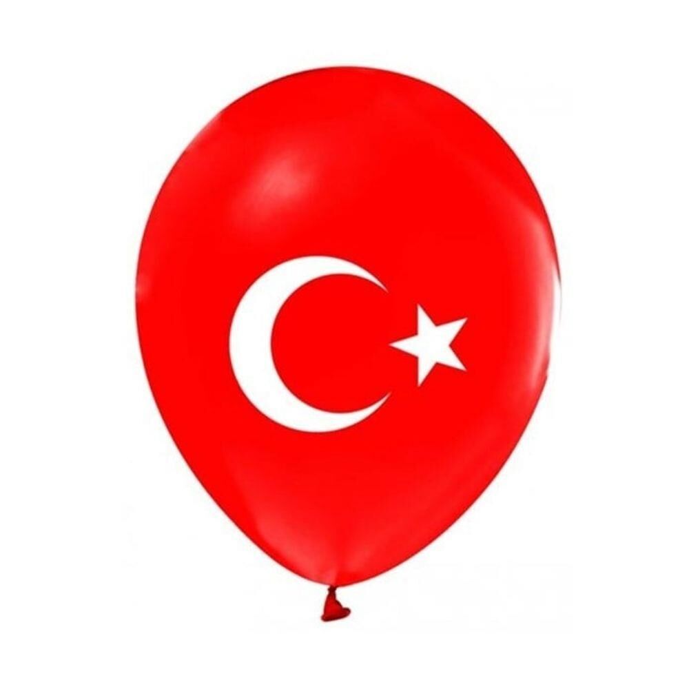 11'' AY YILDIZ BASKILI BALON
