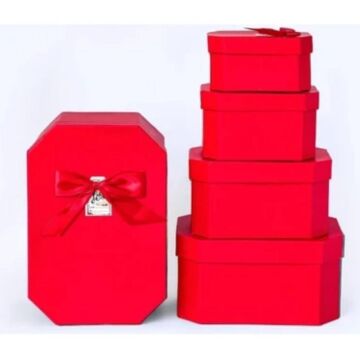 HEDİYE KUTUSU 8GEN KIRMIZI 5 Lİ