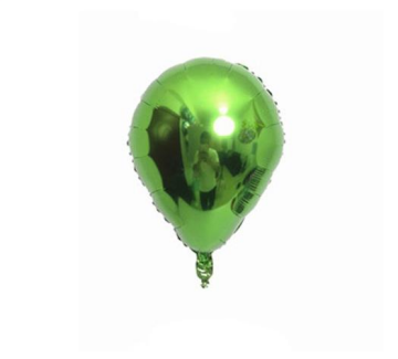Oval Folyo Balon Yeşil 60 Cm 24 İnch