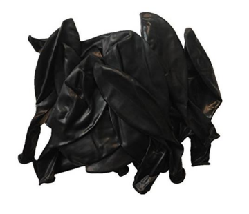 Lateks Siyah Balon 45 Cm 18 İnch