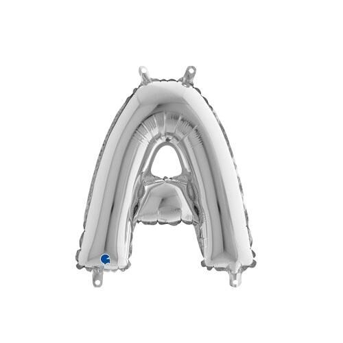 Harf Folyo Balon A Gümüş 35 Cm (Grabo)