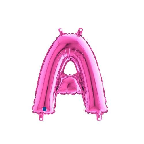 Harf Folyo Balon A Pembe 35 Cm (Grabo)