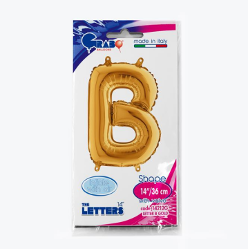 Harf Folyo Balon B Gold 35 Cm (Grabo)