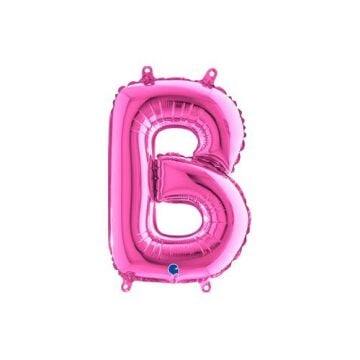 Harf Folyo Balon B Pembe 35 Cm (Grabo)