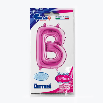 Harf Folyo Balon B Pembe 35 Cm (Grabo)