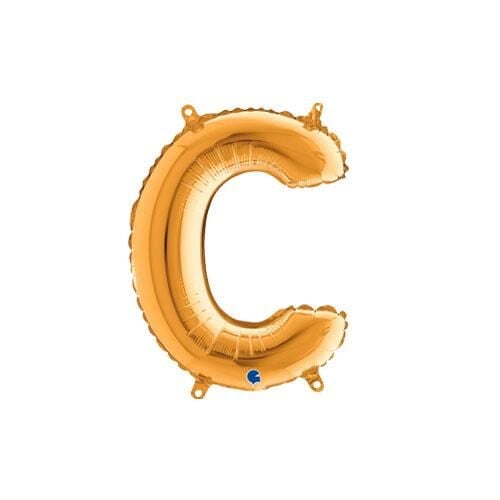 Harf Folyo Balon C Gold 35 Cm (Grabo)