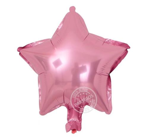 Yıldız Folyo Balon Pembe 25 Cm 10 İnch