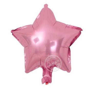 Yıldız Folyo Balon Pembe 25 Cm 10 İnch