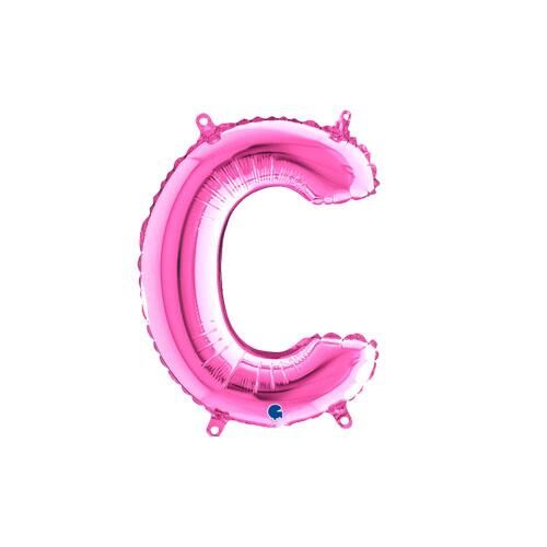 Harf Folyo Balon C Pembe 35 Cm (Grabo)