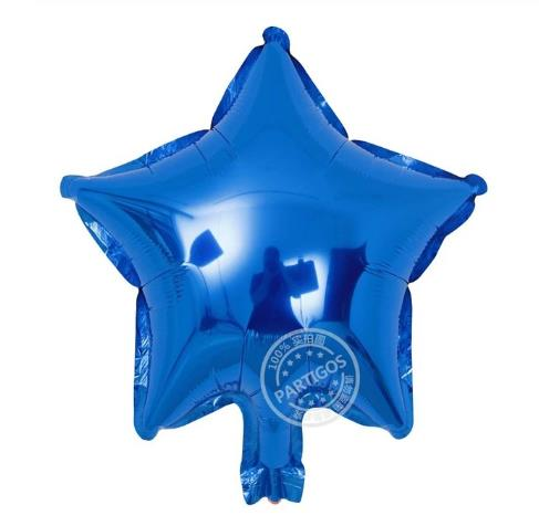 Yıldız Folyo Balon Mavi 25 Cm 10 İnch