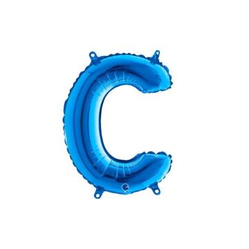 Harf Folyo Balon C Mavi 35 Cm (Grabo)