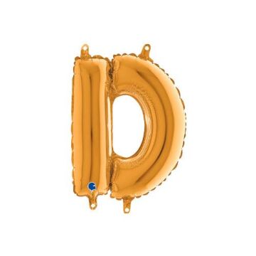 Harf Folyo Balon D Gold 35 Cm (Grabo)