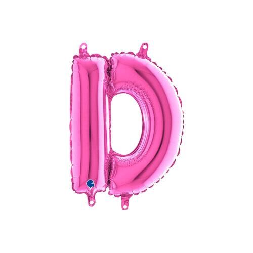 Harf Folyo Balon D Pembe 35 Cm (Grabo)