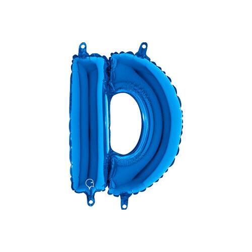 Harf Folyo Balon D Mavi 35 Cm (Grabo)