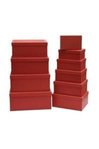 HEDİYE KUTUSU 10 LU KIRMIZI