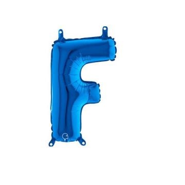 Harf Folyo Balon F Mavi 35 Cm (Grabo)