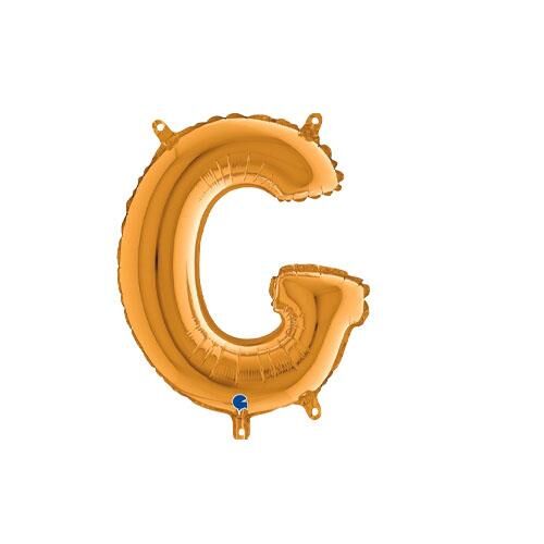 Harf Folyo Balon G Gold 35 Cm (Grabo)