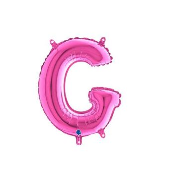 Harf Folyo Balon G Pembe 35 Cm (Grabo)