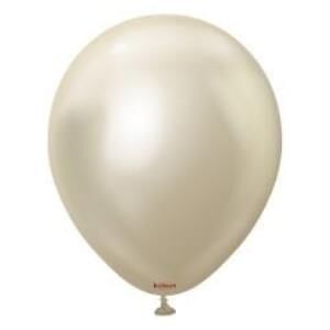 18'' KROM BEYAZ ALTIN BALON