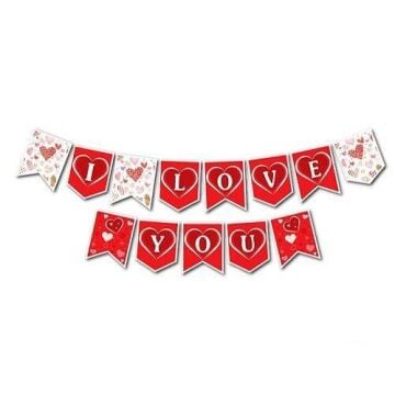 I LOVE YOU BANNER