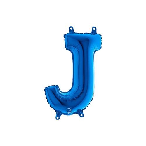 Harf Folyo Balon J Mavi 35 Cm (Grabo)