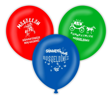 12'' SÜNNET BASKILI BALON ( 25 Lİ )