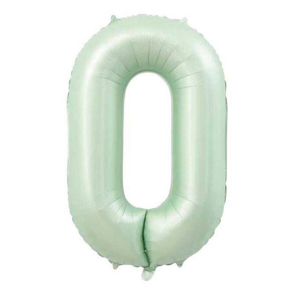 34'' FOLYO BALON RAKAM -0- RETRO YEŞİL