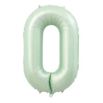 34'' FOLYO BALON RAKAM -0- RETRO YEŞİL