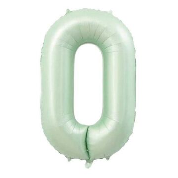 34'' FOLYO BALON RAKAM -0- RETRO YEŞİL
