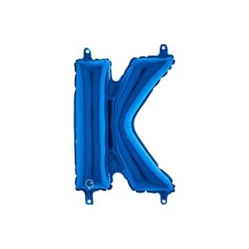 Harf Folyo Balon K Mavi 35 Cm (Grabo)