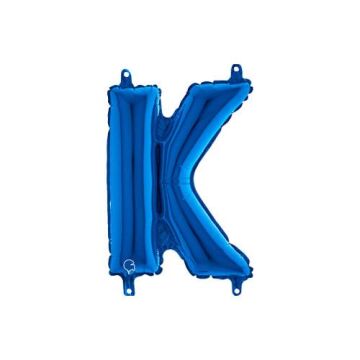 Harf Folyo Balon K Mavi 35 Cm (Grabo)