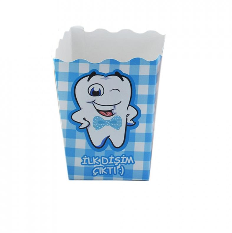 Popcorn Kutusu İlk Diş Mavi