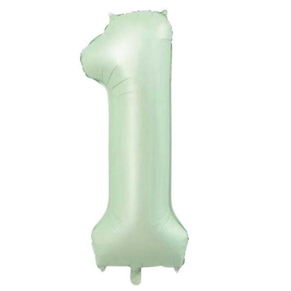 34'' FOLYO BALON RAKAM -1- RETRO YEŞİL