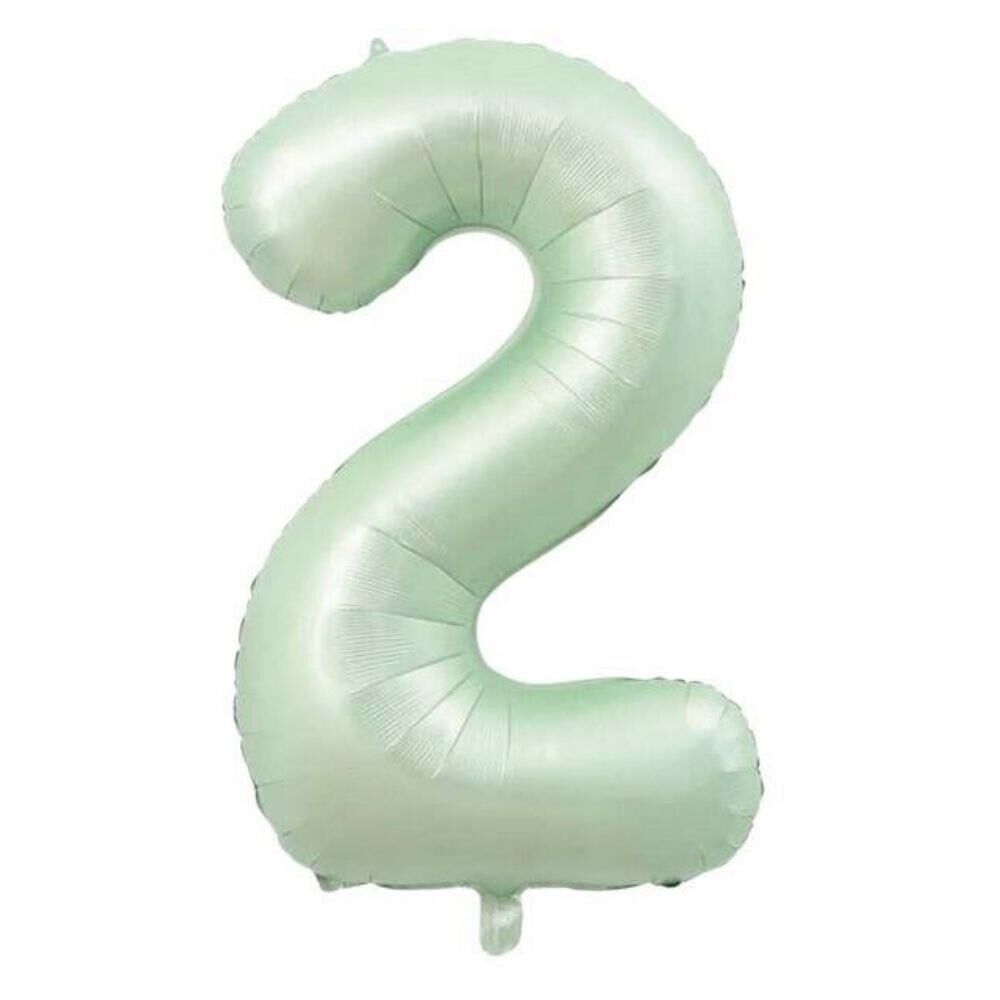 34'' FOLYO BALON RAKAM -2- RETRO YEŞİL