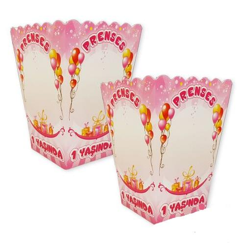 Popcorn Kutusu Prenses 1 Yaş