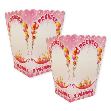 Popcorn Kutusu Prenses 1 Yaş