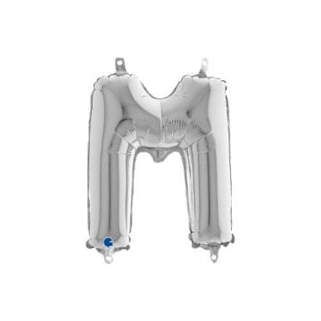 Harf Folyo Balon M Gümüş 35 Cm (Grabo)