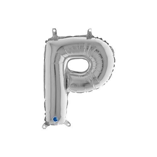 Harf Folyo Balon P Gümüş 35 Cm (Grabo)
