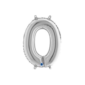 Harf Folyo Balon O Gümüş 35 Cm (Grabo)