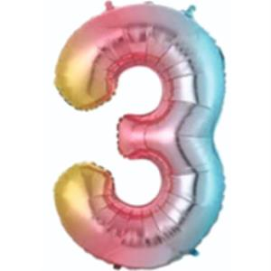 40'' FOLYO BALON RAKAM -3- GÖKKUŞAĞI