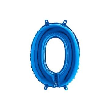Harf Folyo Balon O Mavi 35 Cm (Grabo)