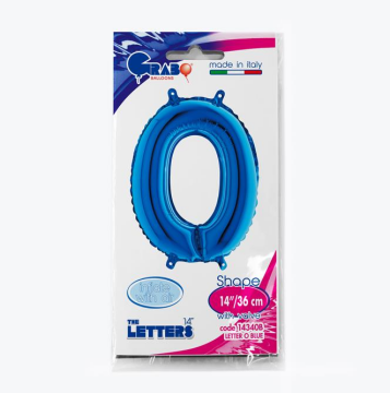 Harf Folyo Balon O Mavi 35 Cm (Grabo)