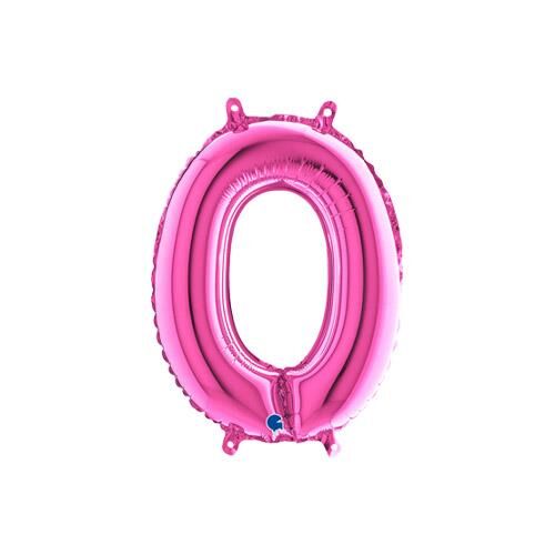 Harf Folyo Balon O Pembe 35 Cm (Grabo)