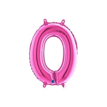 Harf Folyo Balon O Pembe 35 Cm (Grabo)