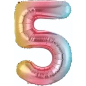 40'' FOLYO BALON RAKAM -5- GÖKKUŞAĞI