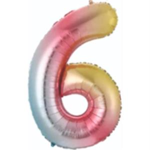 40'' FOLYO BALON RAKAM -6- GÖKKUŞAĞI