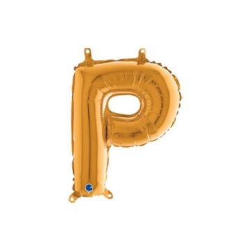 Harf Folyo Balon P Gold 35 Cm (Grabo)