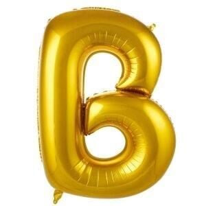 S/SHAPE FOLYO BALON HARF -B- GOLD